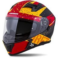 CASSIDA Helmet Integral 3.0 DRFT, CASSIDA (orange matt/fluo red/black/white, plexi with preparation - Motorbike Helmet