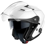 SENA Helmet with Headset Outstar, (Glossy White, size XL) - Motorbike Helmet