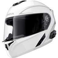 SENA Helmet with Headset Outrush R, (Glossy White, size 2XL) - Motorbike Helmet