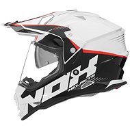 NOX Helmet N312 Crow, (white, size S) - Motorbike Helmet