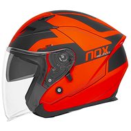 NOX Helmet N127 Metro, (neon orange matt, size S) - Motorbike Helmet