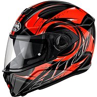 AIROH STORM ANGER STA32 - Orange Integral, size XL - Motorbike Helmet