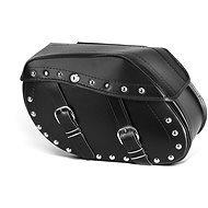 TXR DS9D Leather Motorcycle Panniers with Lock - Motorcycle Bag