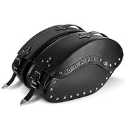 TXR DS46D Leather Motorcycle Panniers with Lock - Motorcycle Bag