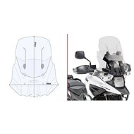 KAPPA KAF3117 clear pull-out plexi SUZUKI V-Strom 1050 / 1050 XT (20-21) - Motorcycle Plexiglass