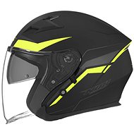 NOX N127 (black/yellow matt, size L) - Motorbike Helmet