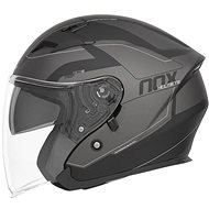 NOX N127 (matt black, silver, size XL) - Motorbike Helmet