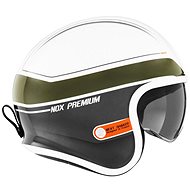 NOX NEXT (white, khaki, orange, size XL) - Motorbike Helmet