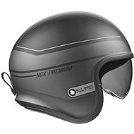 NOX NEXT (matte black, titanium, size M) - Motorbike Helmet