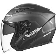 NOX N128 (black matt-white, size XL) - Motorbike Helmet
