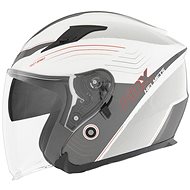 NOX N128 (red and white, size L) - Motorbike Helmet