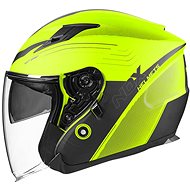 NOX N128 (neon yellow, size S) - Motorbike Helmet