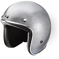 NOX N242 (metallic grey, size L) - Motorbike Helmet