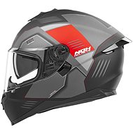 NOX N302S Torque (black-grey matt, red, size XS) - Motorbike Helmet