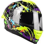 LAZER Rafale SR Crazy (black/purple/fluo green, size L) - Motorbike Helmet