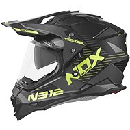 NOX N312 EXTEND (black matt, neon yellow, size XS) - Motorbike Helmet
