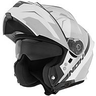 NOX N960 SPLIT (white-titanium, size L) - Motorbike Helmet