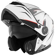 NOX N965 SUPRA (red and white, size M) - Motorbike Helmet