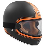 NOX PREMIUM RAGE SPITFIRE (black matt/orange, size XL) - Motorbike Helmet