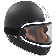 NOX PREMIUM RAGE SPITFIRE (black matt/blue/white, size XL) - Motorbike Helmet