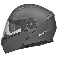 NOX N965 (silver titanium matt, size XS) - Motorbike Helmet
