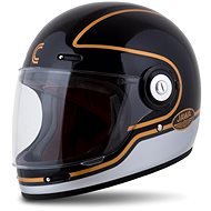 CASSIDA FIBRE JAWA (black/silver/gold, size M) - Motorbike Helmet