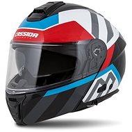 CASSIDA MODULO 2.0 (white pearl/black/blue/red/grey, size L) - Motorbike Helmet