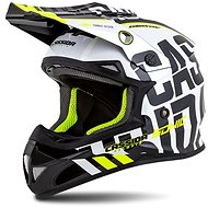 CASSIDA CROSS CUP (black/white/yellow fluo/grey, size XS) - Motorbike Helmet