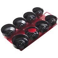 BIKESERVICE Set of 8 oil filter wrenches - Oil Filter Wrench Set