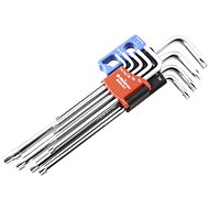 BIKESERVICE set of 9 TX bit wrenches with magnet - Sada torx klíčů