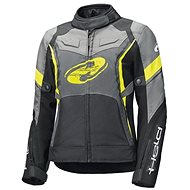 Held BAXLEY TOP men's textile travel jacket grey/black/fluo-yellow sized. M - Motorcycle Jacket