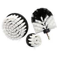 SEFIS SET OF 3 BRUSH ATTACHMENTS FOR DRILL - SOFT - Car Wash Brush