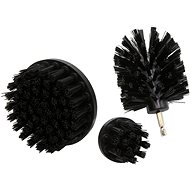 SEFIS SET OF 3 BRUSH ATTACHMENTS FOR DRILL - HARD - Car Wash Brush