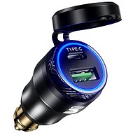 SEFIS 2x USB socket - charger DIN HELLA QC 3.0 USB-A USB-C - Car Adapter