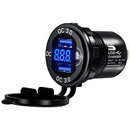 SEFIS 2x USB-A socket - 36W QC 3.0 charger - Car Adapter