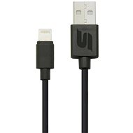 SEFIS nabíjecí datový kabel s konektory USB-A a Lighting 29cm černý - Datový kabel