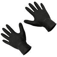SEFIS Superior extra strong nitrile gloves size L black 10pcs - Work Gloves