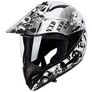 A-Pro SLINGSHOT Grafica - white enduro road helmet L - Motorbike Helmet