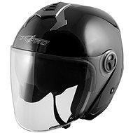 A-Pro DUPLEX BK black open jet helmet S - Motorbike Helmet