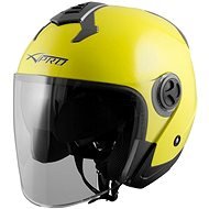 A-Pro DUPLEX FLUO yellow open jet helmet L - Motorbike Helmet