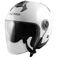 A-Pro DUPLEX WH white open jet helmet M - Motorbike Helmet
