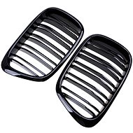 SEFIS front kidney grille BMW 5 E39 1997-2003 facelift black - Headlight Mask