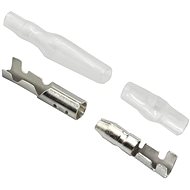 SEFIS Faston set - round connector 4mm with insulation - male and female - 10 pcs - Connector