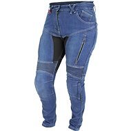 Cappa Racing Džíny MUGELLO kevlar dámské modré 36/32,XL - Kalhoty na motorku