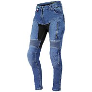 Cappa Racing Women's blue MUGELLO kevlar jeans 38/32, XXL - Motorcycle Trousers