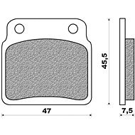 NEWFREN brake pads (OFF ROAD ATV SINTERED compound) (2pcs) M502-130 - Motorbike Brake Pads