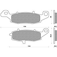 NEWFREN brake pads (ROAD TOURING SINTERED compound) (2pcs) M502-477 - Motorbike Brake Pads