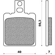 NEWFREN brake pads (ROAD TOURING SINTERED compound) (2pcs) M502-490 - Motorbike Brake Pads
