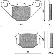 NEWFREN brake pads (OFF ROAD DIRT ORGANIC compound) (2pcs) M502-492 - Motorbike Brake Pads