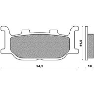 NEWFREN brake pads (ROAD TOURING ORGANIC compound) (2pcs) M502-512 - Motorbike Brake Pads